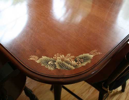 Hitchcock Black and Maple Dining Set