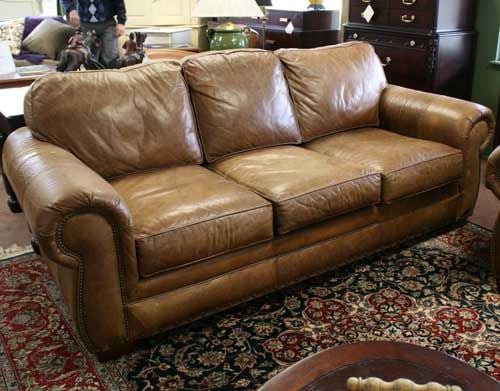 Broyhill Leather Sofa, Broyhill Leather Couch