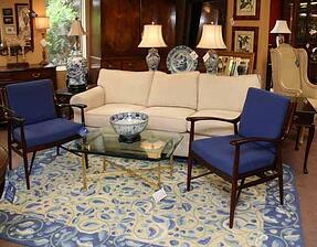 Elegant Blue Living  Room