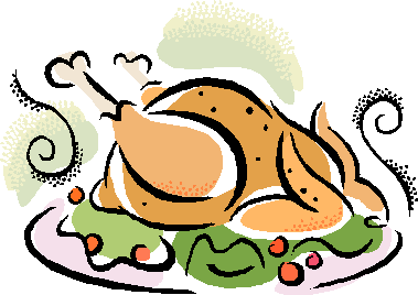 thanksgiving dinner clip art 2