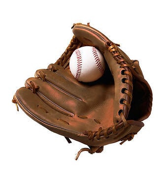 base ball glove brown color l 654