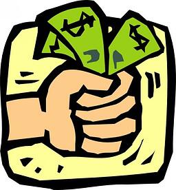 fist full of money clip art 22967